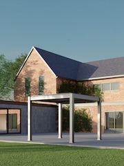 CELTIC LEISURE Oyster Natural Saturn Aluminium Frame Pergola - Image 1 of 4