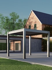 CELTIC LEISURE Oyster Natural Saturn Aluminium Frame Pergola - Image 3 of 4