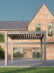 CELTIC LEISURE Oyster Natural Saturn Aluminium Frame Pergola - Image 4 of 4