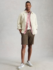 White Stuff Brown Sutton Chino Shorts - Image 4 of 6
