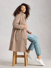 טבעי - White Stuff Beth Waterproof Coat - תמונה 3 מתוך 6