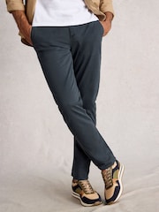 White Stuff Blue Sutton Slim Chino Trousers - Image 4 of 6