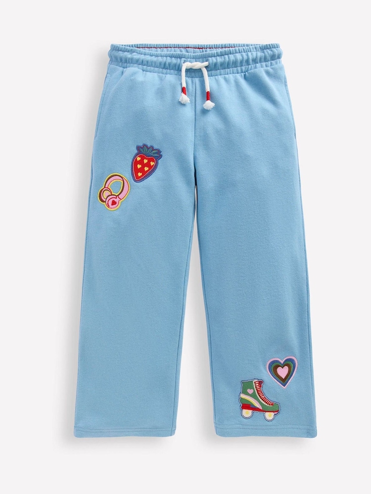 Boden Blue Bobbie Appliqué Joggers - Image 2 of 4 Boden Blue Bobbie Appliqué Joggers - Image 2 of 4