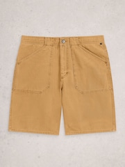 White Stuff Brown Crantock Utility Shorts - Image 1 of 2