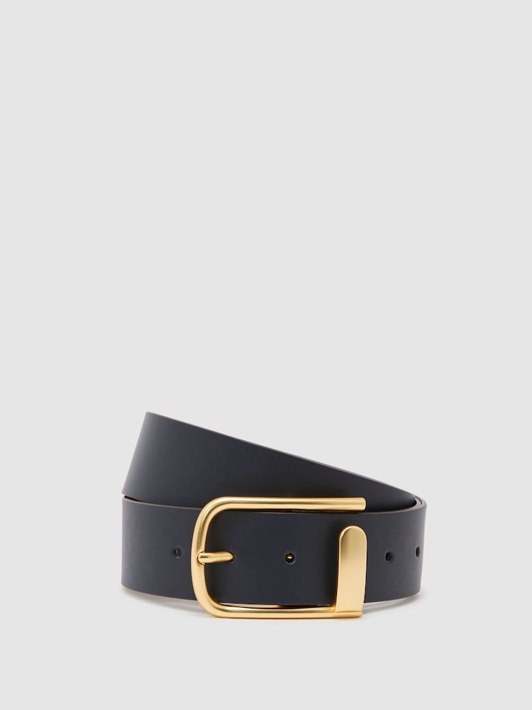 Reiss Navy Iyla Belts - Image 2 of 4 Reiss Navy Iyla Belts - Image 2 of 4