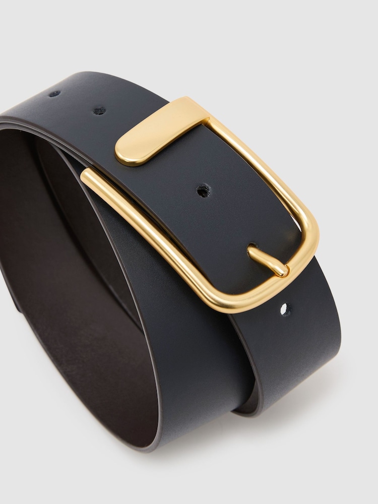 Reiss Navy Iyla Belts - Image 4 of 4 Reiss Navy Iyla Belts - Image 4 of 4