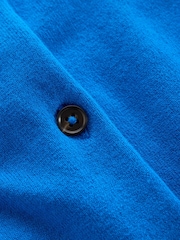 Boden Blue Emilia Cotton Crew Neck Cardigan - Image 5 of 5