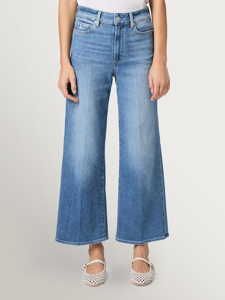 Paige Blue Paige Anessa 27" Wide Leg Vino Vibes Jeans - Image 1 of 4 Paige Blue Paige Anessa 27" Wide Leg Vino Vibes Jeans - Image 1 of 4