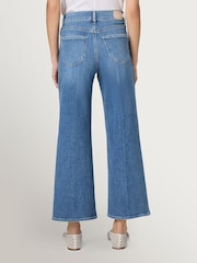 Paige Blue Paige Anessa 27" Wide Leg Vino Vibes Jeans - Image 2 of 4