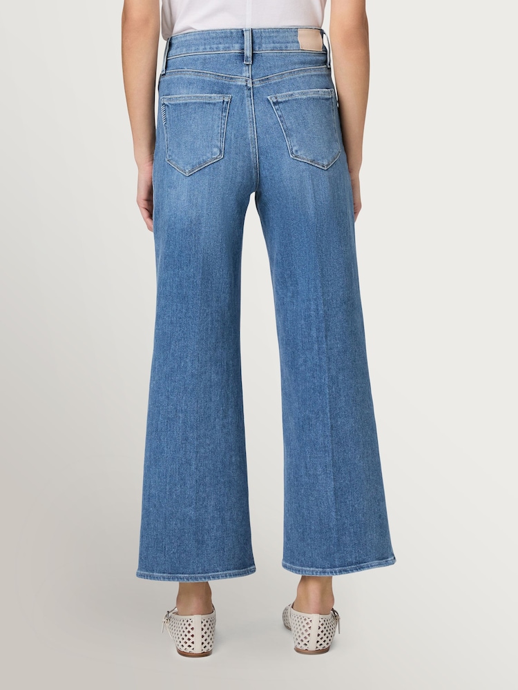 Paige Blue Paige Anessa 27" Wide Leg Vino Vibes Jeans - Image 2 of 4 Paige Blue Paige Anessa 27" Wide Leg Vino Vibes Jeans - Image 2 of 4