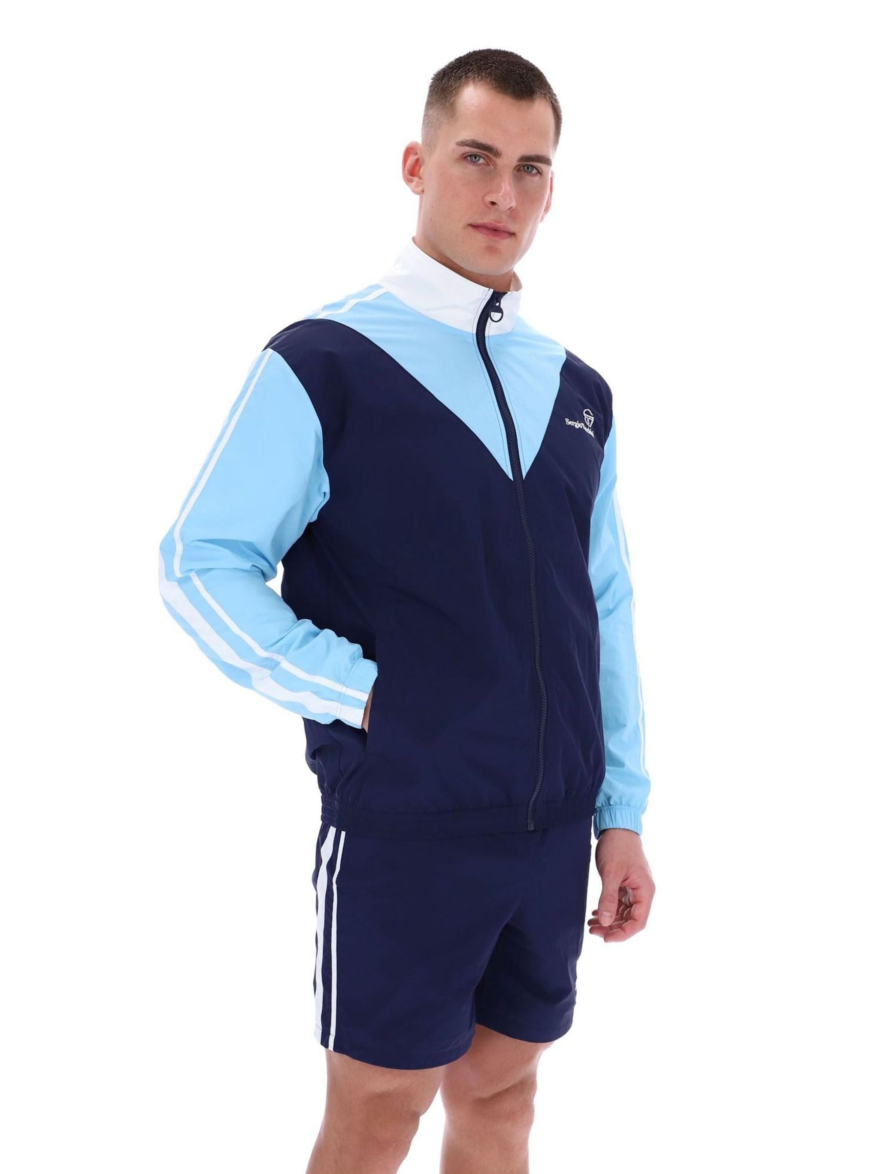 Buy Sergio Tacchini Blue Cortese Tjtrack Jacket from Next USA