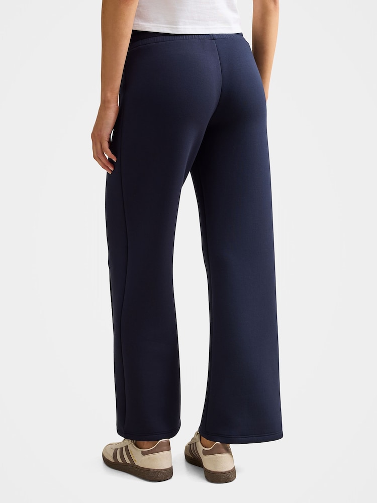 Forever New Blue Tiana Wide Leg Track Trousers - Image 2 of 5