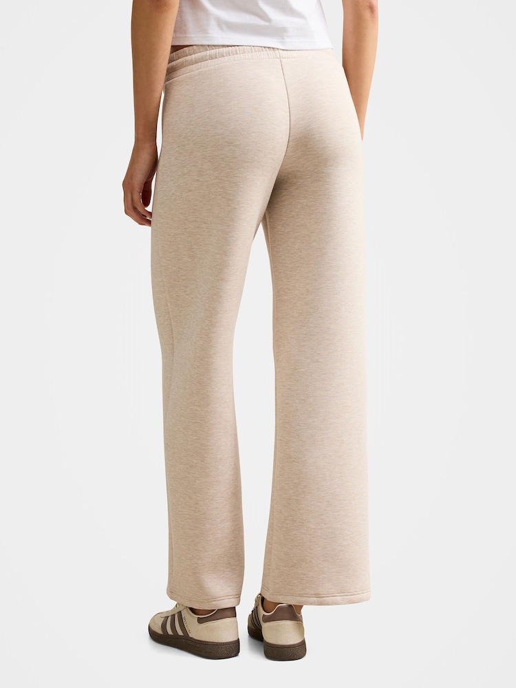 Forever New Cream Tiana Wide Leg Track Trousers - Image 2 of 5
