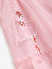 Maputlang Rosas - Cath Kidston Short Sleeve Mesh Dress (3mths-7yrs) - Larawan 7 ng 10