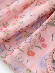 Ροζ Floral - Φόρεμα κορσάζ Κοντομάνικο Cath Kidston (3μήνας-7έτη) - Εικόνα 3 από 6
