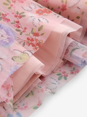 Ροζ Floral - Φόρεμα κορσάζ Κοντομάνικο Cath Kidston (3μήνας-7έτη) - Εικόνα 6 από 6