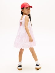 Tommy Hilfiger Back Bow Broderie Anglaise Dress - Imagen 3 de 5