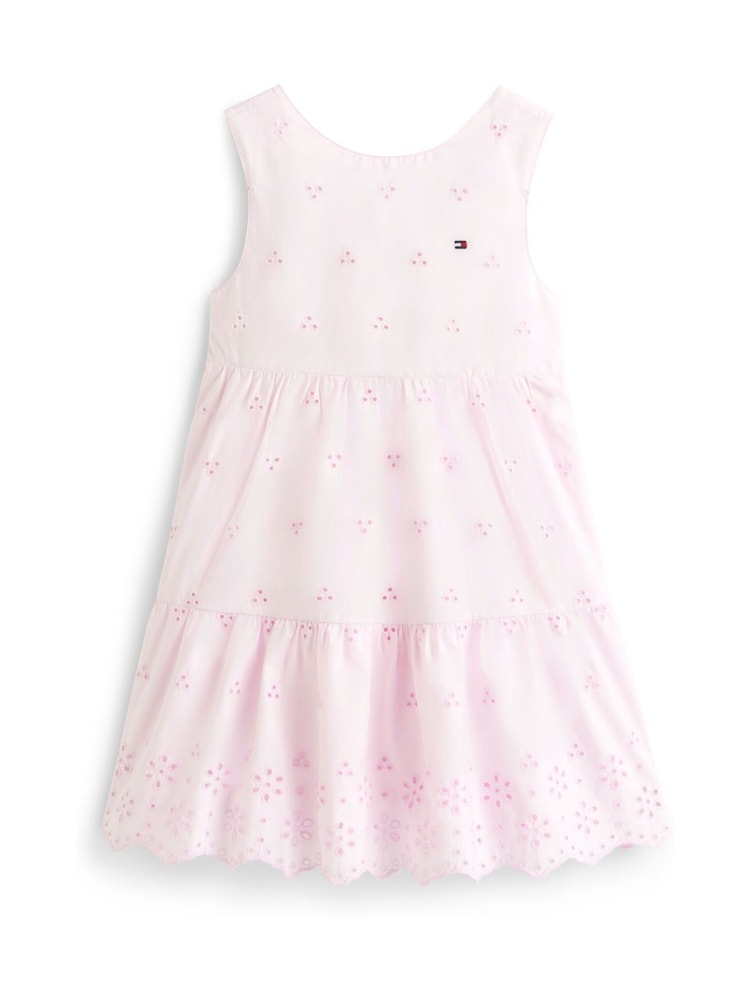 Tommy Hilfiger Back Bow Broderie Anglaise Dress - Imagen 5 de 5