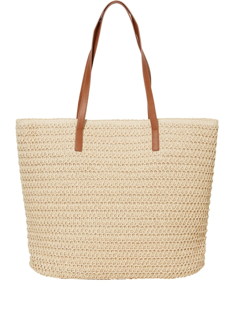 VERO MODA Natural Beach Bag - Image 2 of 2
