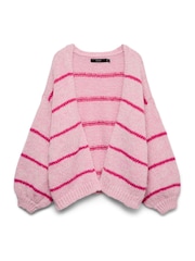 VERO MODA Pink Long Sleeve Open Cardigan - Image 5 of 5
