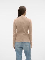 VERO MODA Natural Fitted Blazer - Image 2 of 4
