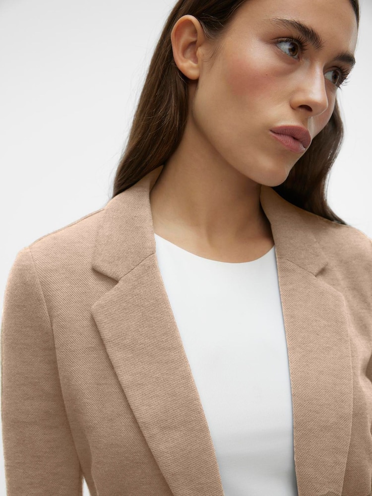 VERO MODA Natural Fitted Blazer - Image 4 of 4