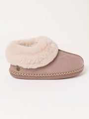 FatFace Maia Lilac Purple Faux Fur Boot Slipper - Image 1 of 3