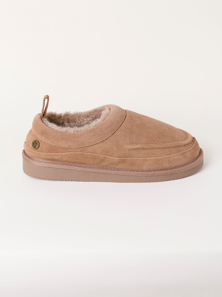 FatFace Suede Mule Slipper - Imagen 1 de 3 FatFace Suede Mule Slipper - Imagen 1 de 3