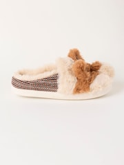 FatFace Novelty Orange Fox Mule Slippers - Image 3 of 5