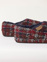 FatFace Arthur Red Checkered Mule Slipper - Image 3 of 3