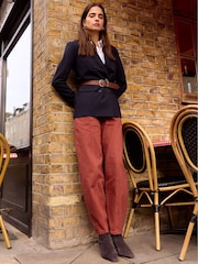 Baukjen Red Wyatt Stretch Denim Barrel Jeans - Image 3 of 5