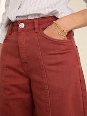 Baukjen Red Wyatt Stretch Denim Barrel Jeans - Image 4 of 5