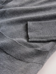 Gris - Cardigan Gamme longue Maxi à manches longues - Image 8 de 8
