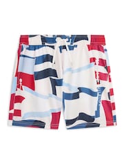 Tommy Hilfiger Medium Drawstring Print Swim Shorts - Bild 1 von 2