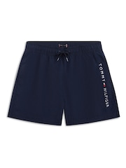 Tommy Hilfiger Μεσαίου μεγέθους Μαγιό βερμούδα Ithaca με κορδόνι - Εικόνα 1 από 2