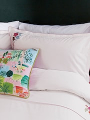 Land & Shore Multi Fia Embroidered 180 Thread Count Cotton Pillowcase Pair - Image 1 of 4