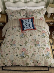 Sanderson Rose and Sage Hykenham 200 TC Cotton Sateen Duvet Set - Image 1 of 5