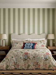 Sanderson Rose and Sage Hykenham 200 TC Cotton Sateen Duvet Set - Image 2 of 5