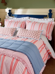 Joules Multi Siesta To Fiesta Embroidered 180 Thread Count 100% Cotton Pillowcase Pair - Image 2 of 5