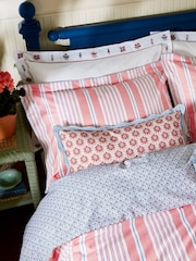 Joules Multi Siesta To Fiesta Embroidered 180 Thread Count 100% Cotton Pillowcase Pair - Image 3 of 5