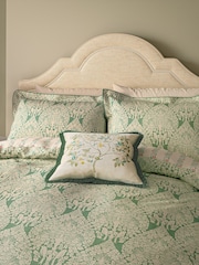 V&A Green Lerena Cotton Duvet Set - Image 1 of 5