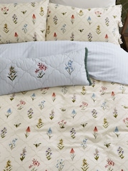 Sanderson Cream Spring Meadow 180 TC Cotton Duvet Set - Image 3 of 5
