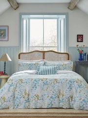 Helena Springfield Aqua Foxglove Cotton Duvet Set - Image 3 of 5