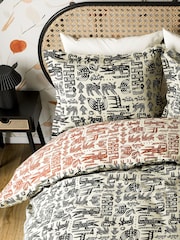 Scion Charcoal Twycross Cotton Duvet Set - Image 4 of 5