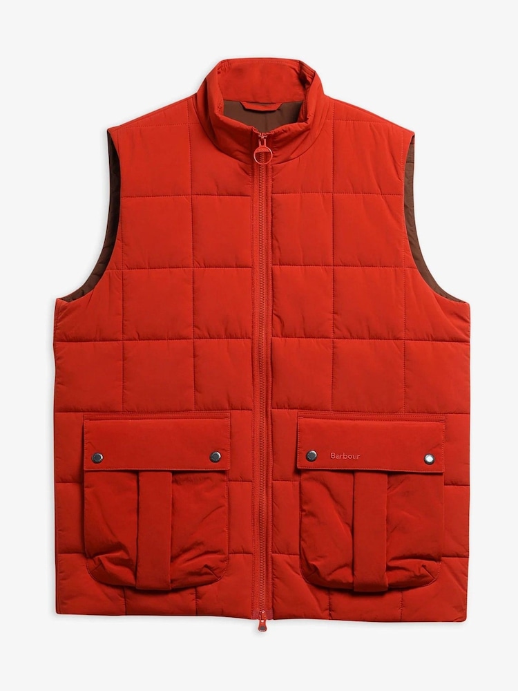 Barbour Red Re Engineered Akeld Gilet - Image 6 of 6 Barbour Red Re Engineered Akeld Gilet - Image 6 of 6