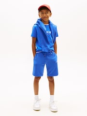 Tommy Hilfiger Blue Logo Crew Neck Jersey T-Shirt - Image 2 of 5