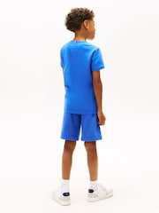 Tommy Hilfiger Blue Logo Crew Neck Jersey T-Shirt - Image 3 of 5