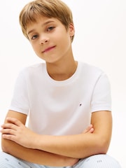 Tommy Hilfiger Black Signature Crew Neck Lounge T-Shirts 2 Pack - Image 4 of 6