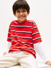 Tommy Hilfiger Essential Flag Embroidery Crew Neck T-Shirt - Imaginea 4 din 5