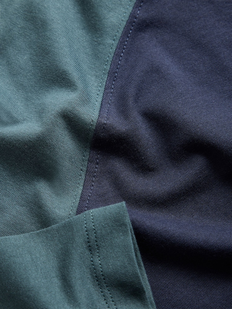The Set 3 Pack Contrast Longsleeve T-Shirts - Εικόνα 10 του 10